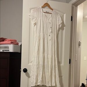 Sonoma White Midi Dress